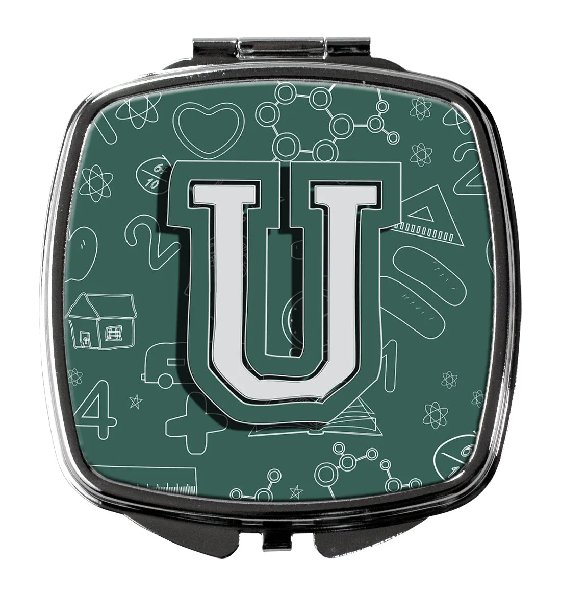 Back to School Initial Compact Mirror