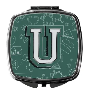 Back to School Initial Compact Mirror