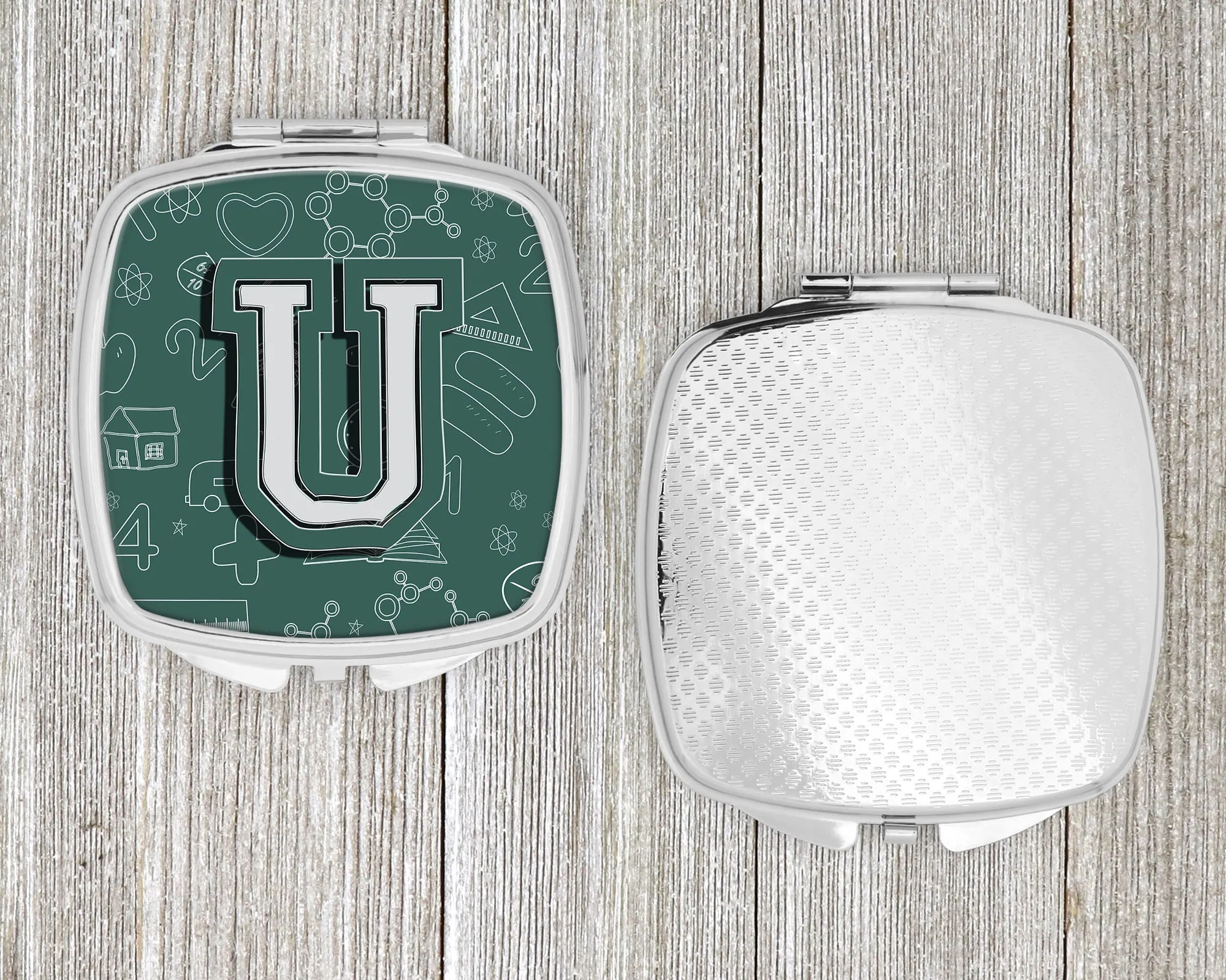 Back to School Initial Compact Mirror