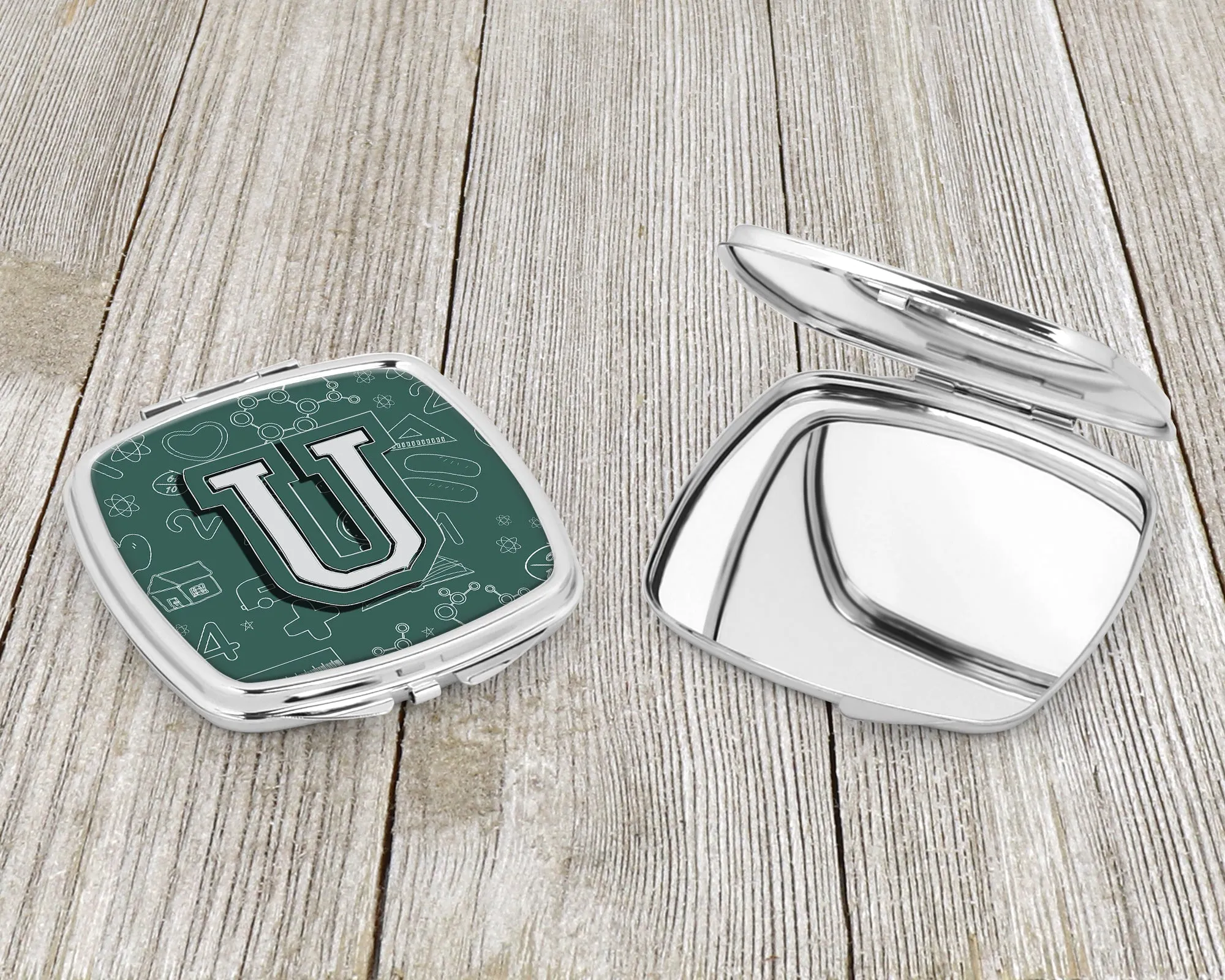 Back to School Initial Compact Mirror