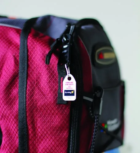 Dynotag Web/Gps Enabled Qr Code Smart Micro Zipper Tags - 3 Identical Snaphooks