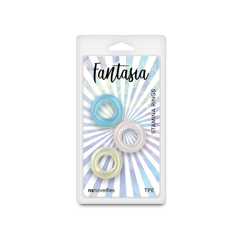 Fantasia - Stamina Rings - Multicolour -  Cock Rings - Set of 3
