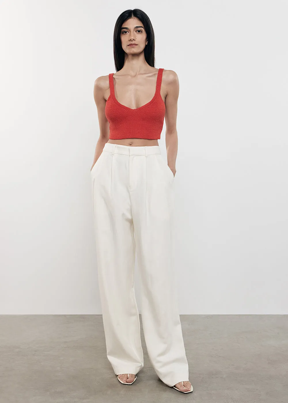 Linen Knit Bralette