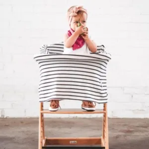 Mama Cover 5 in 1 - Organic - Ebony Ivory Stripe