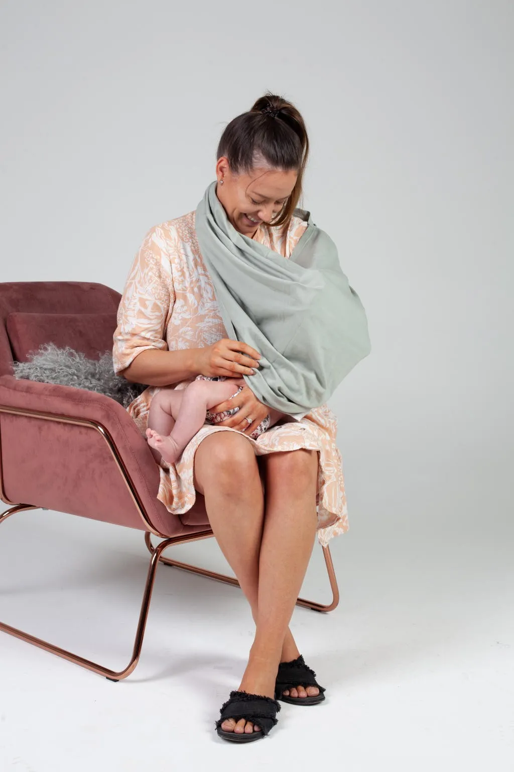 Mama Cover 5 in 1 - Organic - Sage Green