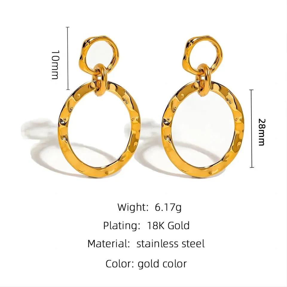 Minimalist Aura Statement Earrings