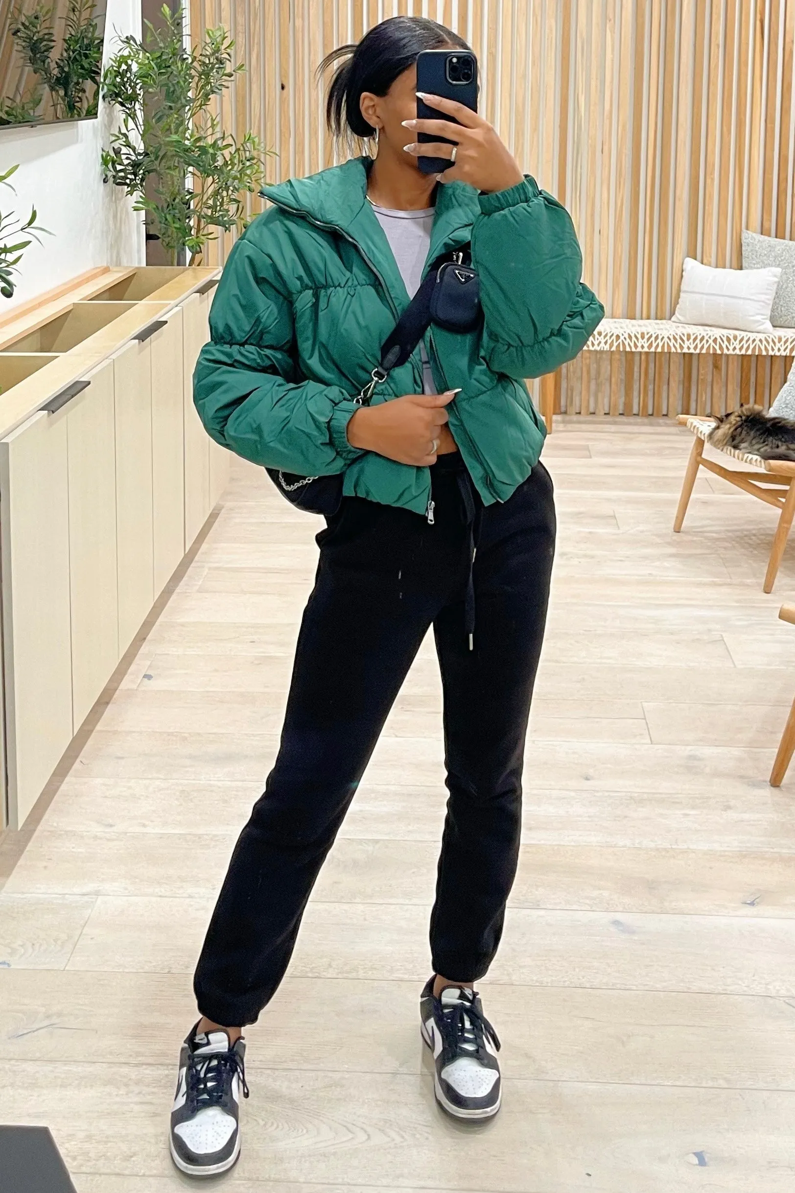 Montreal Puffer Jacket (Hunter Green)