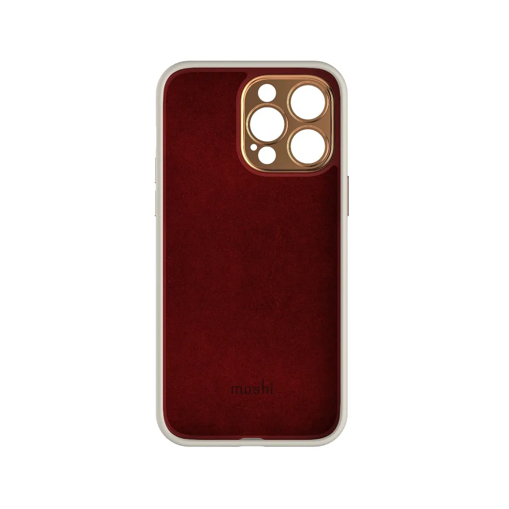 MOSHI iPhone 14 Pro Max - Napa Case with MagSafe & Cam Cover - Gray