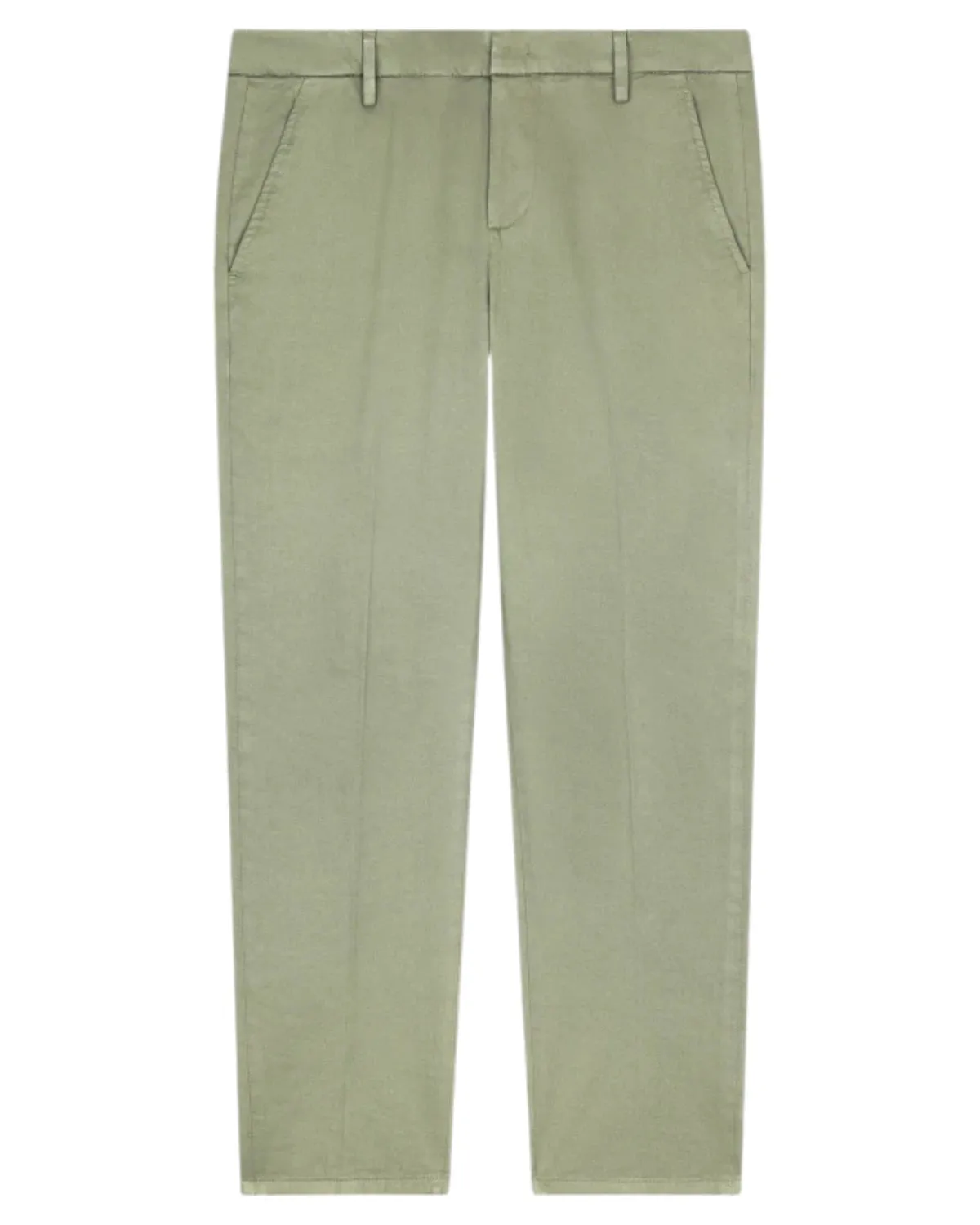 Pantaloni Alfredo Slim in Gabardina Compact Stretch