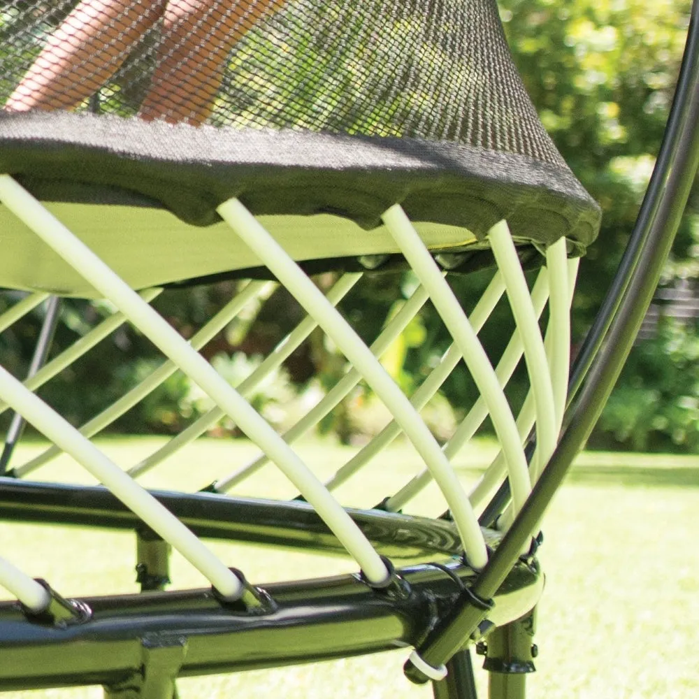 Springfree Compact Round Trampoline With Enclosure