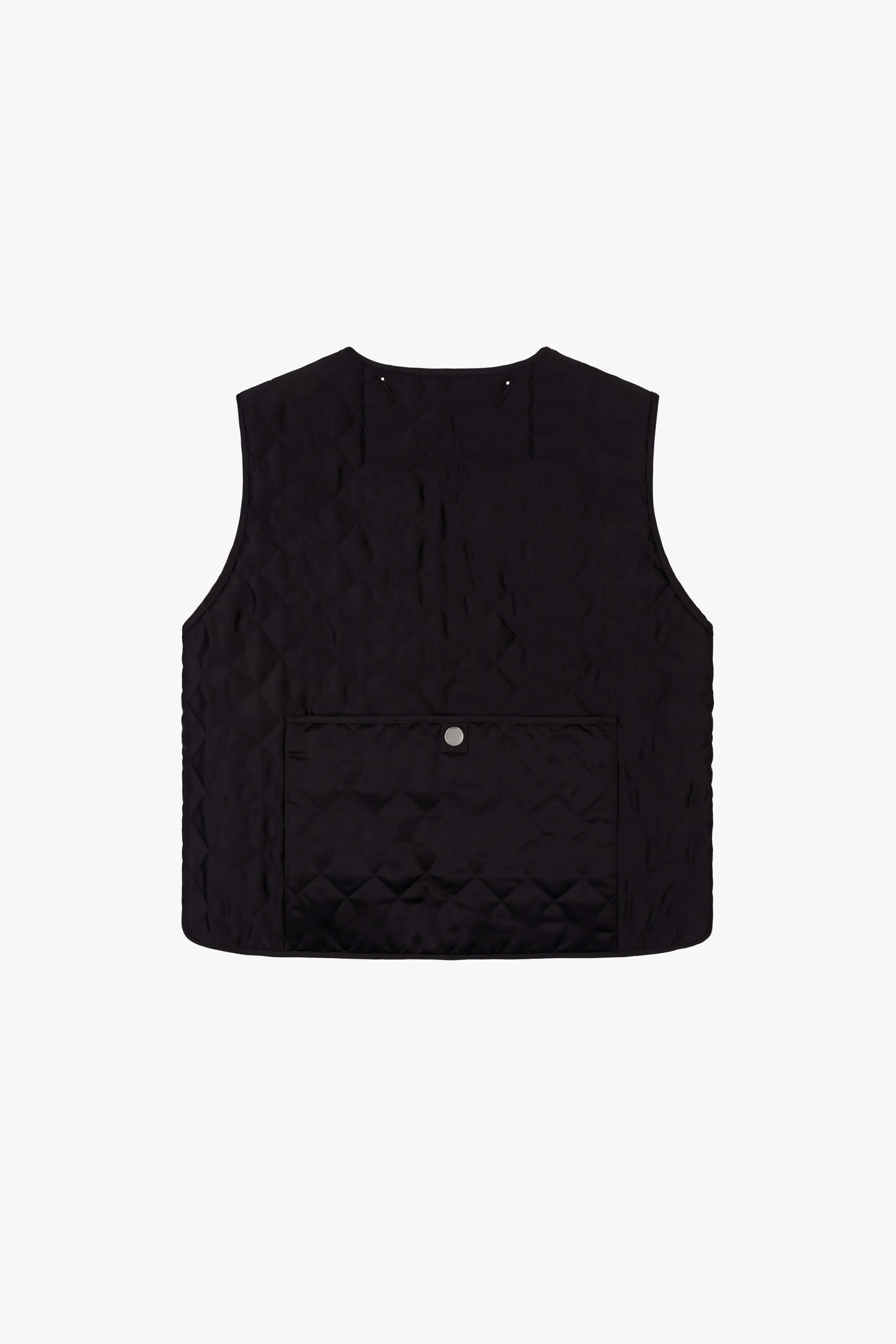 Utility Quilt Vest - Black / Anthracite